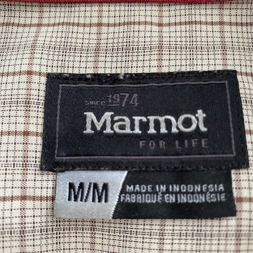 Marmot short sleeve button down size Medium - Picture 4 of 8